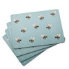Meg Hawkins Set of 4 Placemats - Buzzing Bees Design