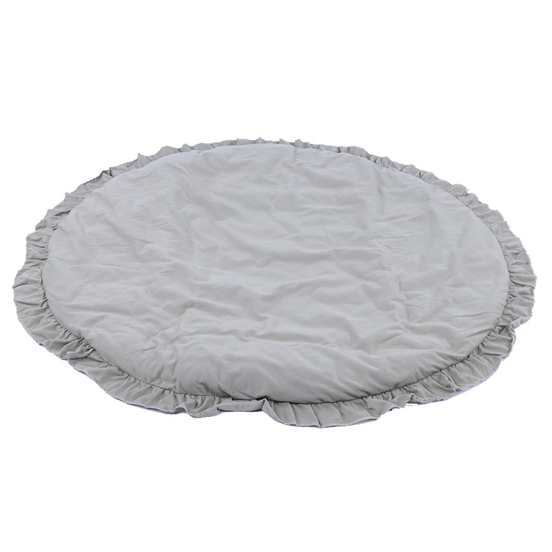 Baby Play Mat Round Shape Carpet Soft Cotton Decoration Crawling