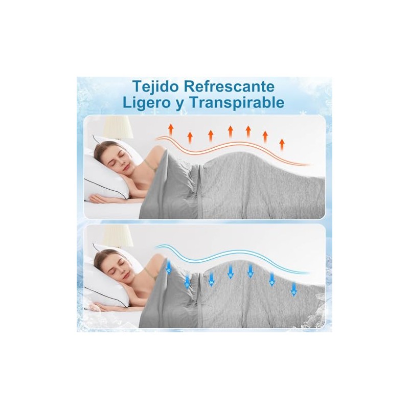Cooling Blanket Suave Cómodo Cobija Enfriamiento Adecuado Personas Calor Dormir