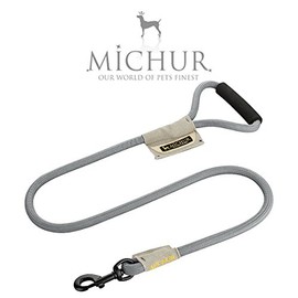 Michur Carola grey nylon lead for dogs available in different sizes