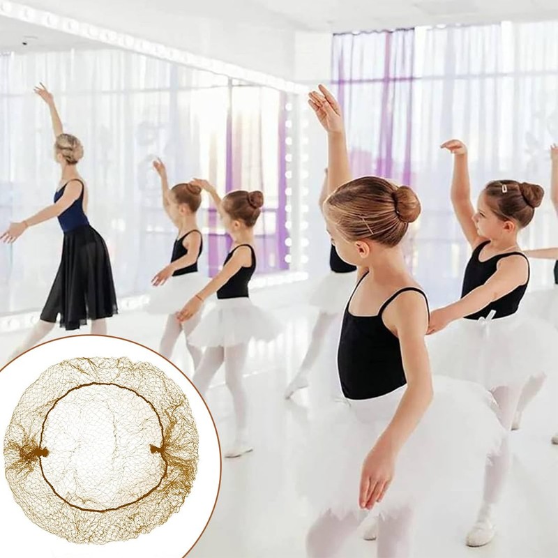 30 x Invisible Hair Nets for Film, Dance & Work