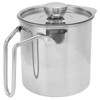 Stainless Steel Oil Filter Pot with Handle Kitchen Grease Container