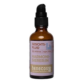 BenecosBIO Face Fluid Organic Wild Rose Harmoniser: IN - Vegan Dermatologically Tested