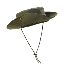 MILAKOO Men's Bucket Hat Outdoor Fishing Hat Unisex Lightweight and Breathable Hiking Hat with Windproof Rope Sun Hat for Men and Women, olive green, Unit size