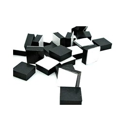 Self Adhesive Silicone Rubber Feet - 24 pcs Black Rubber Feet Self Stick Bumper Pads Black Rubber Bumpers Square Self Adhesive Rubber Spacer Adhesive Rubber Feet (1/2" X 3/16”)