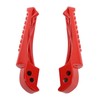1 Pair Foot Pegs Bracket Kit Aluminium Alloy Motorcycle Foot
