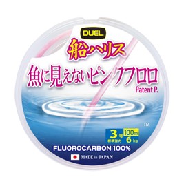 Duel Pink Floro Invisible-to-Fish Ship Harris 328.2 ft (100 m) No. 3