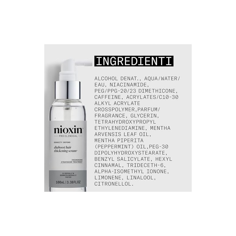 Nioxin Diaboost Sérum para Cabello Delgado y Fino 100 ml,