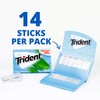 Trident Mint Bliss Sugar-Free Chewing Gum, 12 Packs of 14