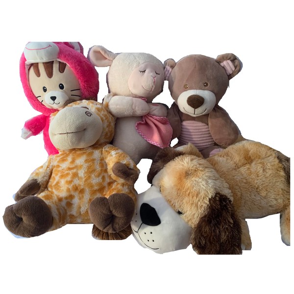 Weighted Stuffed Animal, jumbo tiger/unicorn, lamb, giraffe or bear with