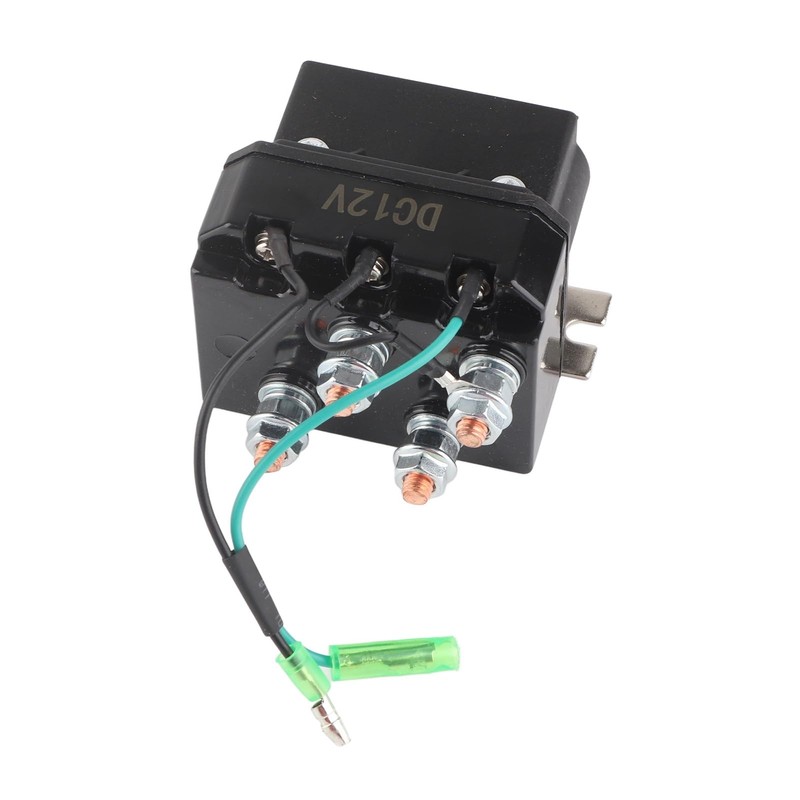 Haosie Winch Solenoid Relay Contactor, 12V 250A Solenoid Relay for