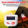 Qualirey 12 Pack Solar Control Light Nocturnal Animal Repeller Outdoor