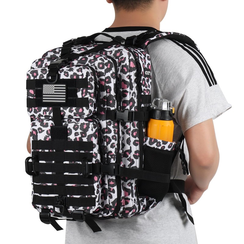 Hannibal Tactical 45L MOLLE Assault Backpack, Tactical Backpack Military Army