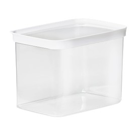 Emsa Optima N11425 Dry Storage Container 4.4 Litres Rectangular 100% Safe, Hygienic, Safe and Space-Efficient Fresh Seal BPA-Free Transparent Design