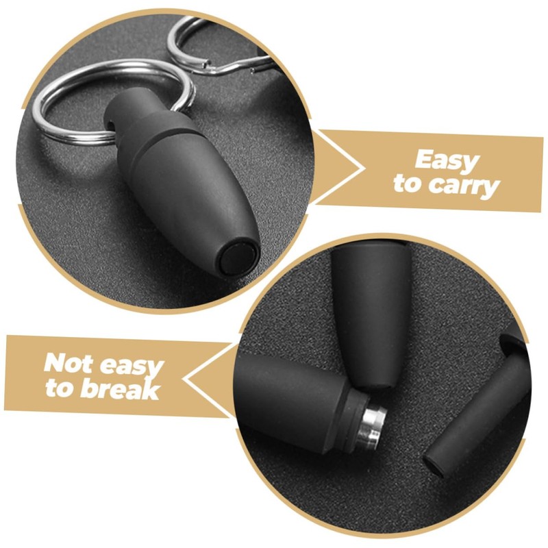 Healeved 4pcs Cigar Puncher Keychain Cigar Hole Opener Tool Punching