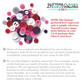 Buttons Galore and More Basics & Bonanza Collection – Extensive Selection of Novelty Round Buttons for DIY Crafts, Scrapbooking, Sewing, Cardmaking, and Other Art & Creative Projects