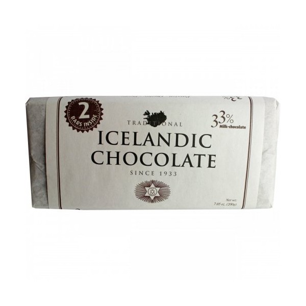 Noi Sirius Icelandic Chocolate 33% 2 Bars - 3 Pack