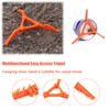 1 PCS orange gas tank stove stand tripod，Foldable gas tank