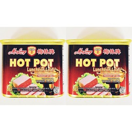 Hot Pot Luncheon Loaf, Chicken & Pork, 12 oz, Pack of 2, USA Made