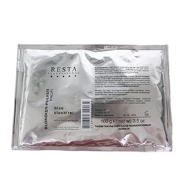 Resta Professional Blondierpulver Blau Beutel Staubfrei 100 g