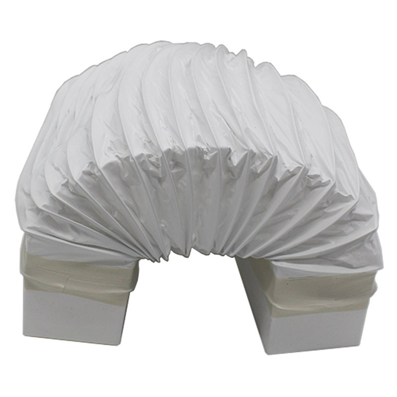 Kair Rectangular Flexible Bend 204mm x 60mm - 500mm Length