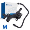 Engine Coolant Housing Water Outlet with Hose - Repalcement for