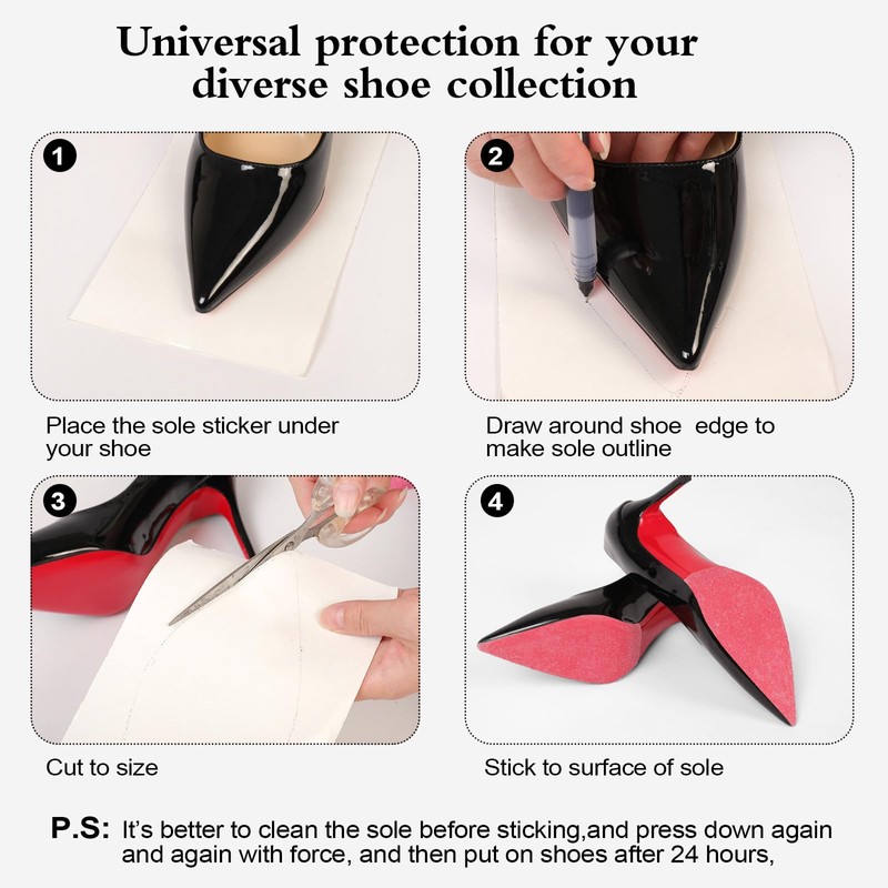 39 in Clear Sole Protector for High Heel Shoes –