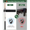 EXTCCT Wall Mount Pool Stick Holder - Billiards Pool Cue