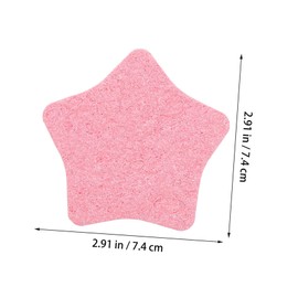 Healeved Skin-Safe Makeup Removal Pads 25 Pack Star Cotton Pads for Face Exfoliating for Daily Use