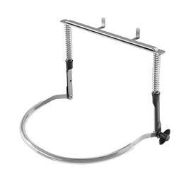 K&M 164/1 Harmonica Holder Nickel-Coloured Steel with Spring Tension – Easy to Hang – Elegant, Handy, Stable