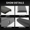 KARPAL Tailgate Spoiler Top Protector Cover Molding Cap Compatible with