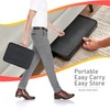 Folding Step Stool, Height Adjustable 1- Step 330lbs, Sturdy Portable
