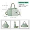 DOURR Canvas Crossbody Handbags for Women with 3 Zipper Compartments