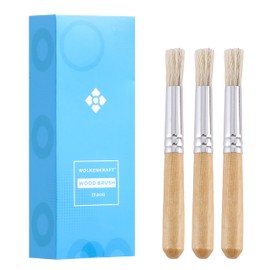 WOLKENKRAFT Ecological cleaning brushes made of wood and natural hair, set of 3, easy and practical to use, high-quality original accessories for all vaporizers