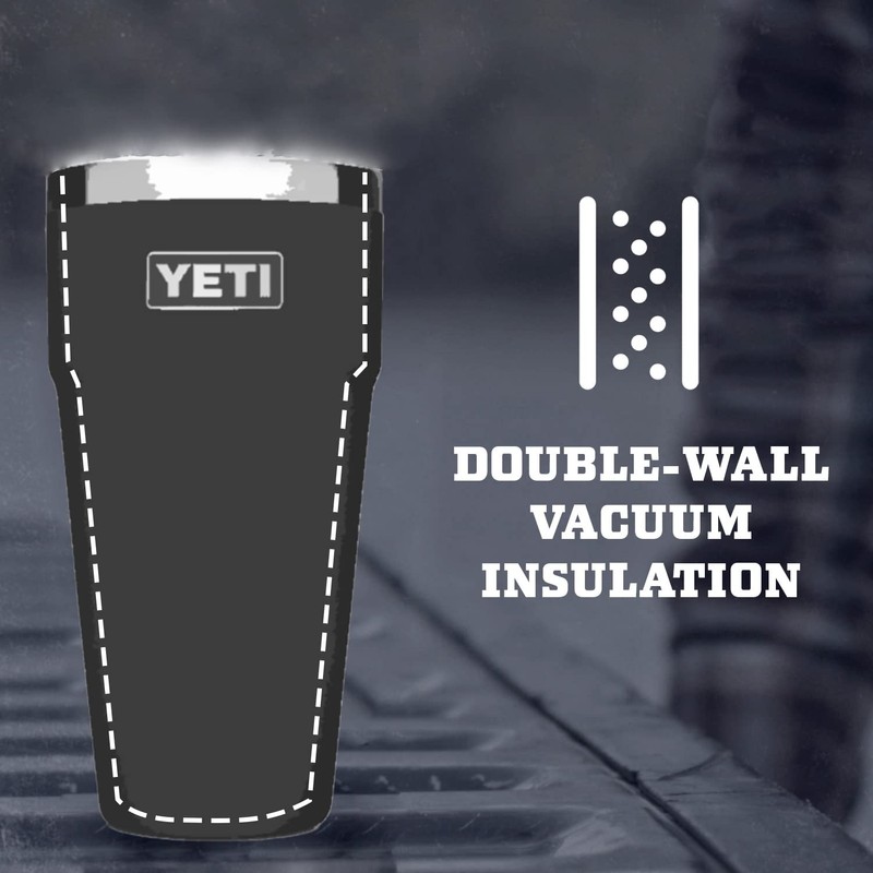 YETI Rambler 26 oz Stackable Cup, Vacuum Insulated, Stainless Steel