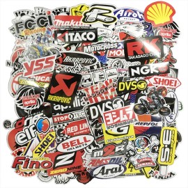 Unbranded 120Pcs Mixed Stickers Motocross Motorcycle Car ATV UTV Racing Bike Helmet Decals