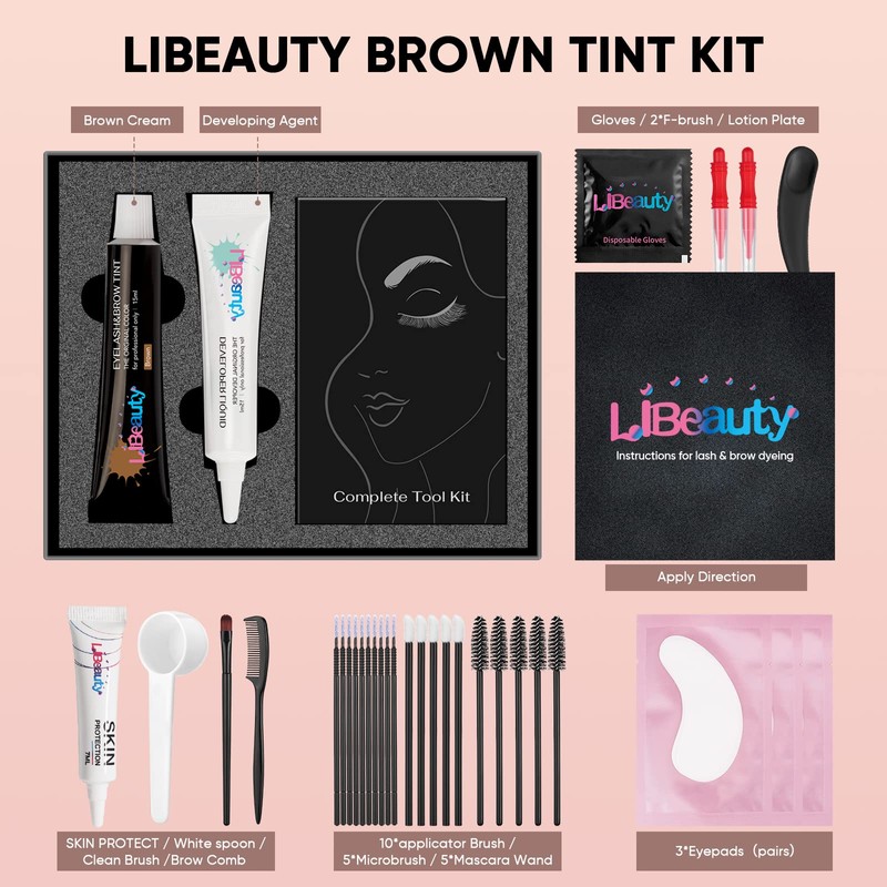 Libeauty Brow & Lash Colouring Set for 8 Weeks for