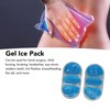 2Pcs Gel Ice Pack Reusable Hot Cold Compress Discomfort Relief
