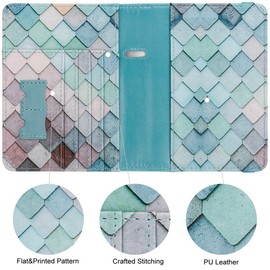 WALNEW RFID Blocking Passport Holder Wallet Cover Case