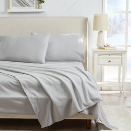 Springtree Home Micro Fleece Sheets Set with Deep Pockets | Queen Size Ultra Soft Micro Fleece Sheets Queen Size | Classic Polar Fleece Soft | Plush Cozy Soft Sheets for Ultimate Comfort