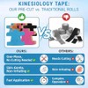 20 Pcs Kinesiology Tape Shoulder, Pre-Cut Athletic Tape