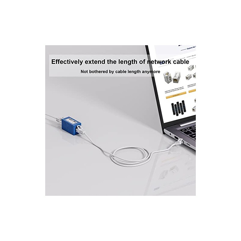 iwillink Acoplador RJ45 Conector Ethernet, Conector RJ45 Hembra a Hembra