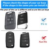 TECART Key Fob Cover Fit for VW Tiguan Atlas Jetta
