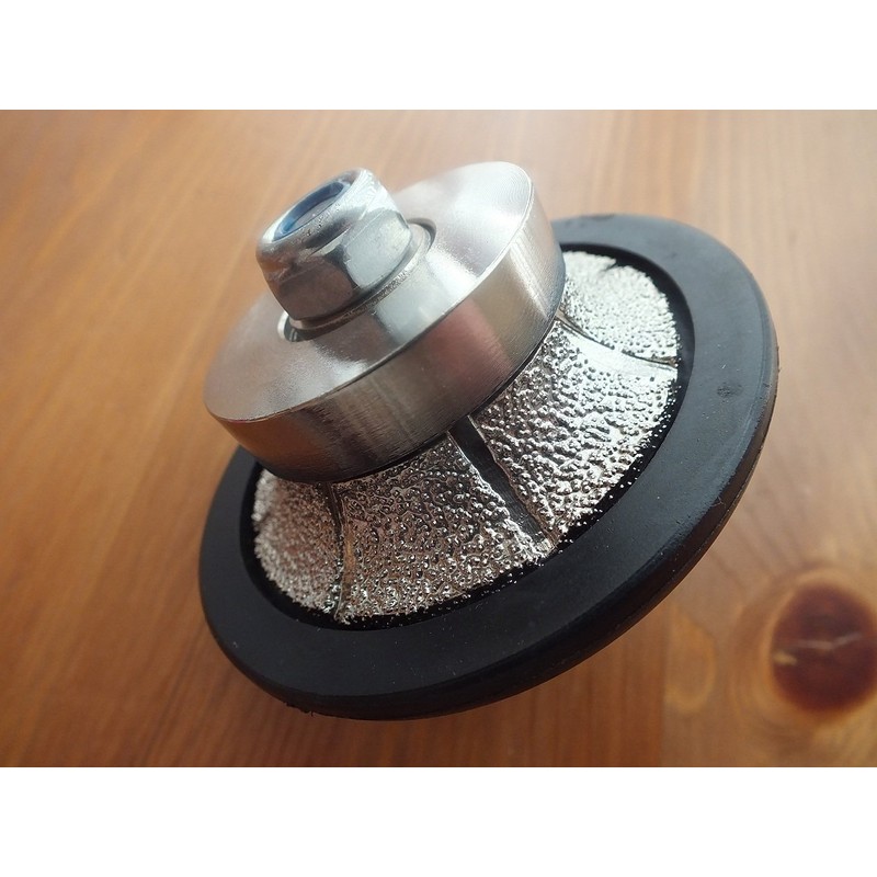 Diamond Vacuum Brazed Radius (B5) Profile Wheel Single Sided