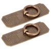 2 Sets Chinese Style Handle Single Hole Door Pull Knobs
