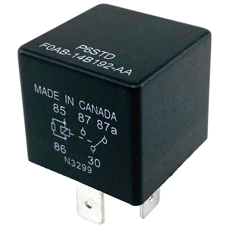 4-Pack P6SDT FOAB-14B192-AA 12V 40A 5-Pin SPDT Relay - for
