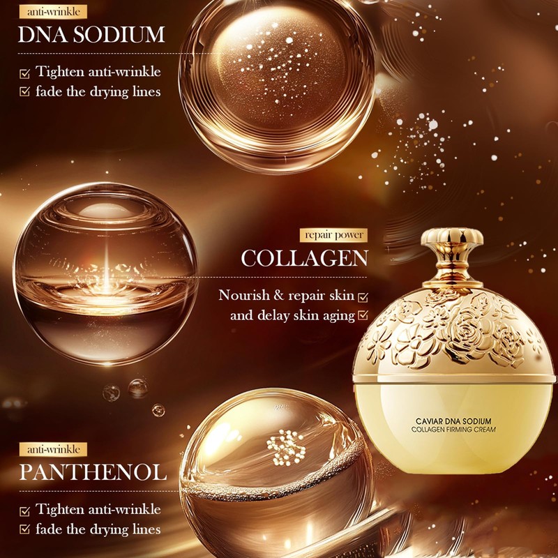 Grospe Caviar Collagen Cream for Face, Skin Caviar Luxe Cream
