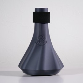 Trombone Mute, "QooMute" Practice Mute (2024 Release), For Practice, Noise Reducing, Lightweight, Practice Equipment, Silent, Cumute Brass Design (Midnight Gray)