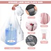 6 Pack Extra Large Clear Drawstring Plastic Storage Bags, 5