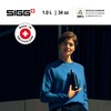 SIGG Traveller Black Water Bottle (1 L), Pollutant-Free and Leak-Proof